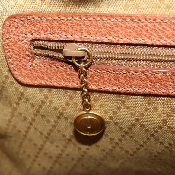GUCCI Tote Bag Suede Brown Gold 002 58 0233 Auth YKZ146