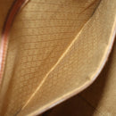 GUCCI Tote Bag Suede Brown Gold 002 58 0233 Auth YKZ146-11