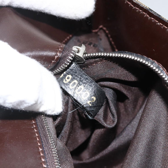 FENDI Zucca Canvas Tote Bag Black Brown Auth YKZ1463