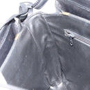 CELINE Macadam Canvas Shoulder Bag Suede Black Gold Auth YKZ1464-21