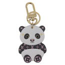 LOUIS VUITTON Monogram Porte Cles LV Panda Charm Black M00993 LV Auth YKZ1467M-2