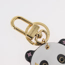 LOUIS VUITTON Monogram Porte Cles LV Panda Charm Black M00993 LV Auth YKZ1467M-4