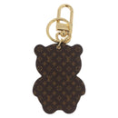 LOUIS VUITTON Monogram Porte Cles LV Panda Charm Black M00993 LV Auth YKZ1467M-6