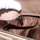 Salvatore Ferragamo Gancini Hand Bag Leather Beige Auth YKZ1472-20