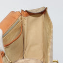 CELINE Macadam Canvas Shoulder Bag PVC Beige Gold Auth YKZ1474-20