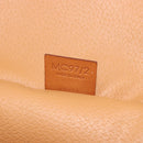CELINE Macadam Canvas Vanity Hand Bag PVC Leather Brown Gold Auth YKZ1479A-12