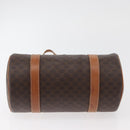 CELINE Macadam Canvas Umhängetasche PVC Leder Braun Gold Auth YKZ1480-5