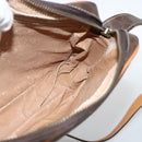 CELINE Macadam Canvas Shoulder Bag PVC Leather Brown Gold Auth YKZ1481-18