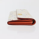 LOUIS VUITTON Multicolor Portefeuille Sarah Wallet White M93532 LV Auth YKZ1484-3