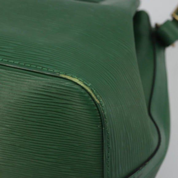 LOUIS VUITTON Epi Petit Noe Umhängetasche Grün M44104 LV Auth YKZ1495