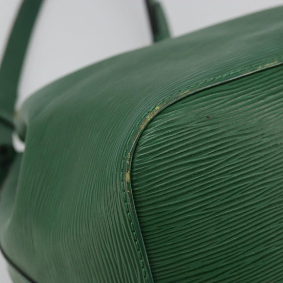LOUIS VUITTON Epi Petit Noe Umhängetasche Grün M44104 LV Auth YKZ1495
