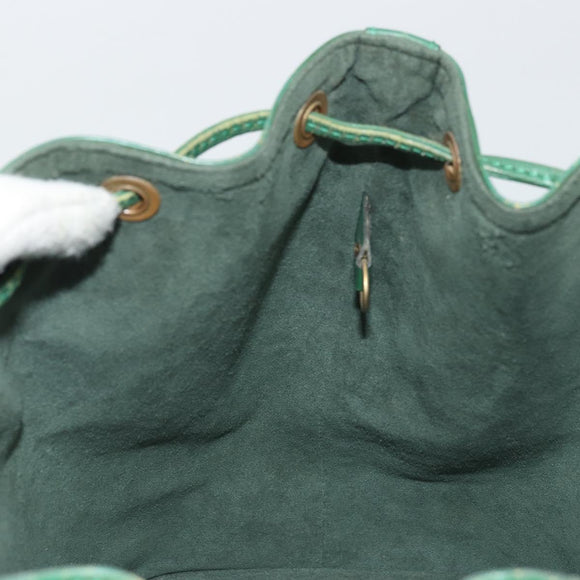 LOUIS VUITTON Epi Petit Noe Umhängetasche Grün M44104 LV Auth YKZ1495