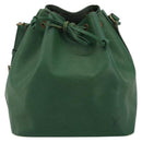 LOUIS VUITTON Epi Petit Noe Umhängetasche Grün M44104 LV Auth YKZ1495-13