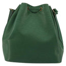LOUIS VUITTON Epi Petit Noe Umhängetasche Grün M44104 LV Auth YKZ1495-2