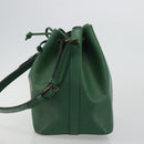 LOUIS VUITTON Epi Petit Noe Umhängetasche Grün M44104 LV Auth YKZ1495-3