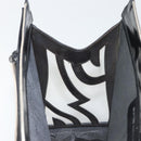 Salvatore Ferragamo Tote Bag Leather Black Silver Auth YKZ1497-11