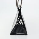 Salvatore Ferragamo Tote Bag Leather Black Silver Auth YKZ1497-4