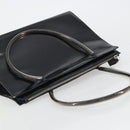 Salvatore Ferragamo Tote Bag Leather Black Silver Auth YKZ1497-6