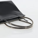 Salvatore Ferragamo Tote Bag Leather Black Silver Auth YKZ1497-7