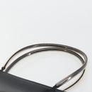 Salvatore Ferragamo Tote Bag Leather Black Silver Auth YKZ1497-14