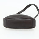 GUCCI Bamboo Hand Bag Leather 2way Brown Gold 001 2123 1638 Auth YKZ1498-5