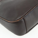GUCCI Bamboo Hand Bag Leather 2way Brown Gold 001 2123 1638 Auth YKZ1498-9