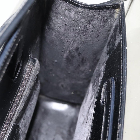 GUCCI Hand Bag Vinyl Black 002 2058 0454 5 Auth YKZ1500