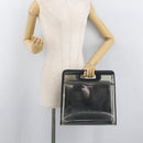 GUCCI Hand Bag Vinyl Black 002 2058 0454 5 Auth YKZ1500-22