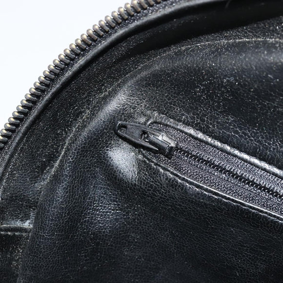 CHANEL Matelasse Chain Shoulder Bag Patent Leather Black Gold CC Auth YKZ1501