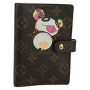 LOUIS VUITTON Monogram Panda Agenda PM Day Planner Cover R20011 LV Auth YKZ1502M-1