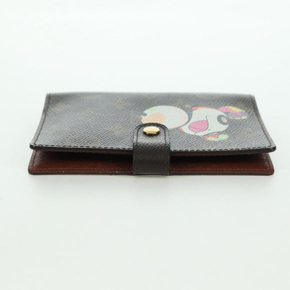 LOUIS VUITTON Monogram Panda Agenda PM Day Planner Cover R20011 LV Auth YKZ1502M