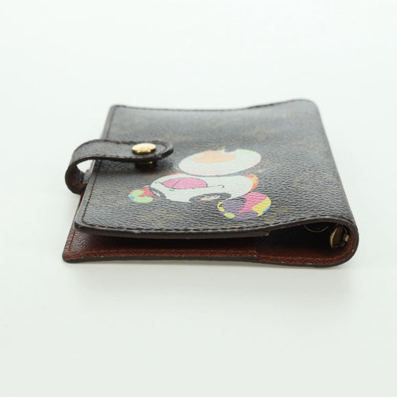 LOUIS VUITTON Monogram Panda Agenda PM Day Planner Cover R20011 LV Auth YKZ1502M
