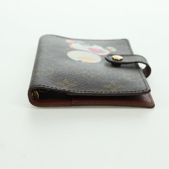 LOUIS VUITTON Monogram Panda Agenda PM Day Planner Cover R20011 LV Auth YKZ1502M