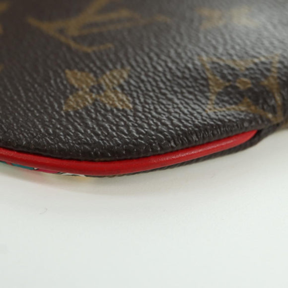 LOUIS VUITTON Monogram Porte Monnaie Round Purse Vivienne M69749 Auth YKZ1503M