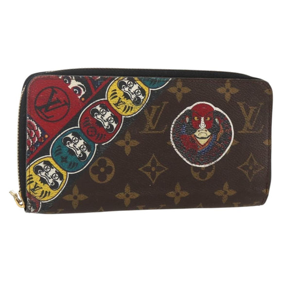 LOUIS VUITTON Kansai Yamamoto Collaboration Zippy Wallet M67249 LV Auth YKZ1505
