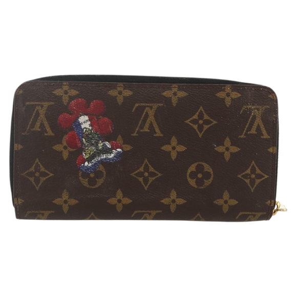 LOUIS VUITTON Kansai Yamamoto Collaboration Zippy Wallet M67249 LV Auth YKZ1505