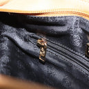 LOEWE Anagram Hand Bag Leather Brown Gold Auth YKZ151-20