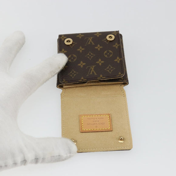 LOUIS VUITTON Monogram Jewelry Case Jewelry Box LV Auth YKZ1515