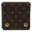 LOUIS VUITTON Monogram Jewelry Case Jewelry Box LV Auth YKZ1515-2