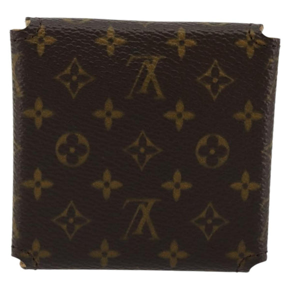 LOUIS VUITTON Monogram Jewelry Case Jewelry Box LV Auth YKZ1515