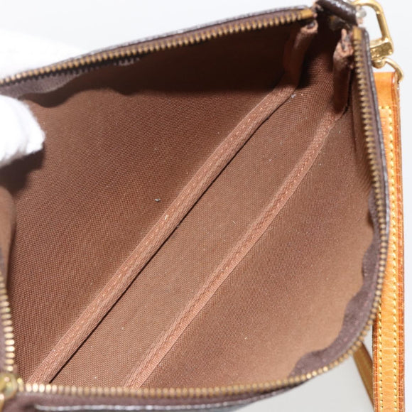 LOUIS VUITTON Monogram Graffiti Pochette Pouch White M92192 LV Auth YKZ1518A