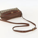 GUCCI GG Supreme Web Sherry Line Bag PVC Beige Gold 001 56 6655 Auth YKZ1519-7
