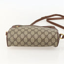 GUCCI GG Supreme Web Sherry Line Bag PVC Beige Gold 001 56 6655 Auth YKZ1519-9