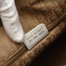 Christian Dior Lady Dior Canage Hand Bag Leather White Silver Auth YKZ152-12
