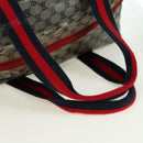 GUCCI GG Crystal Sherry Line Bag Coated Canvas Navy Gold 153240 Auth YKZ1520-8