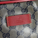 GUCCI GG Crystal Sherry Line Bag Coated Canvas Navy Gold 153240 Auth YKZ1520-22