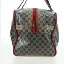 GUCCI GG Crystal Sherry Line Bag Coated Canvas Navy Gold 153240 Auth YKZ1520-3
