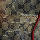 GUCCI GG Crystal Sherry Line Bag Coated Canvas Navy Gold 153240 Auth YKZ1520-14