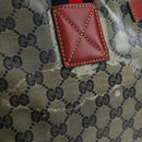 GUCCI GG Crystal Sherry Line Bag Coated Canvas Navy Gold 153240 Auth YKZ1520-15