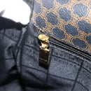 CELINE Macadam Canvas Umhängetasche PVC Leder Schwarz Gold Auth YKZ1522A-21